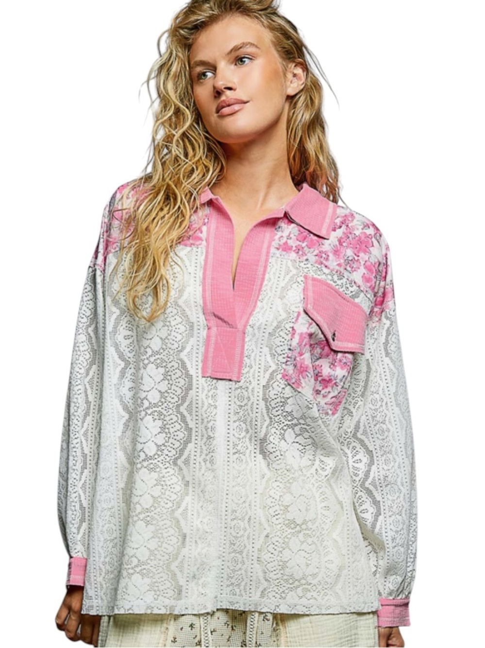 117:  POL NEW TOP CANDY PINK (H34)
